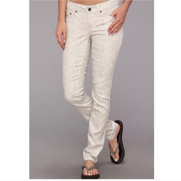 prAna Stone Diamond Print Kara Skinny Pants - Picture 1 of 7